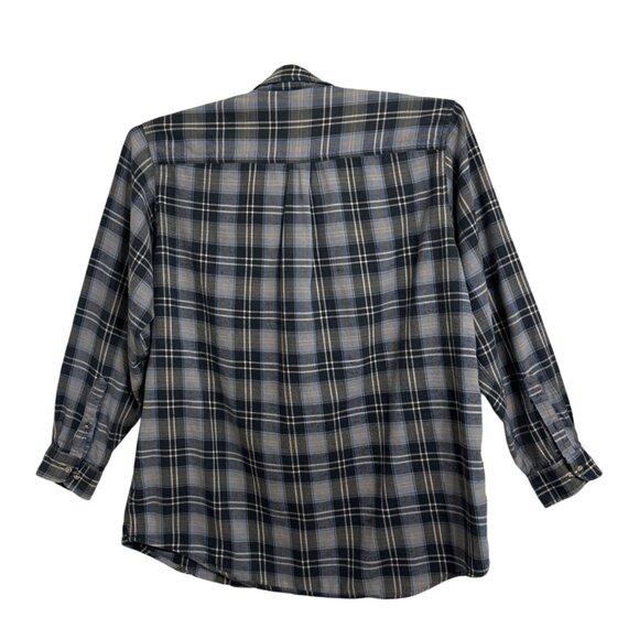 Weekends Only Mens XL Tall Plaid Long Sleeve Shirt Authentic Sportswear Heritage - Picture 2 of 7
